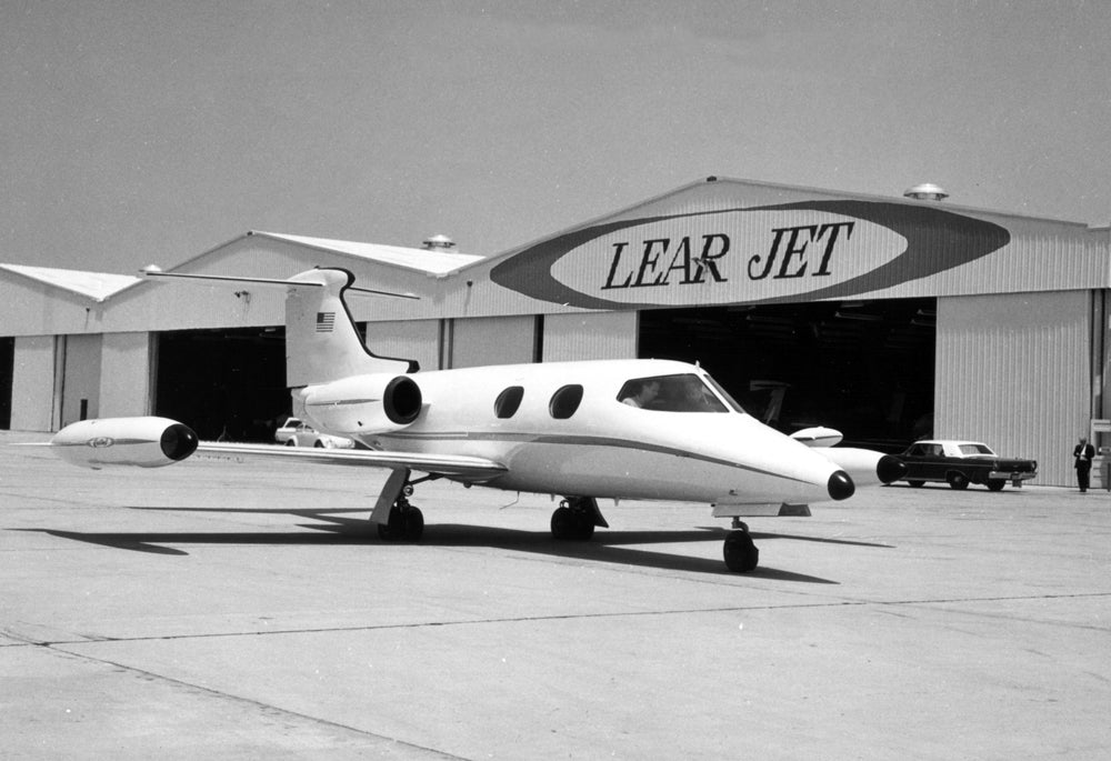 The original Learjet Factory in Wichita, Kansas