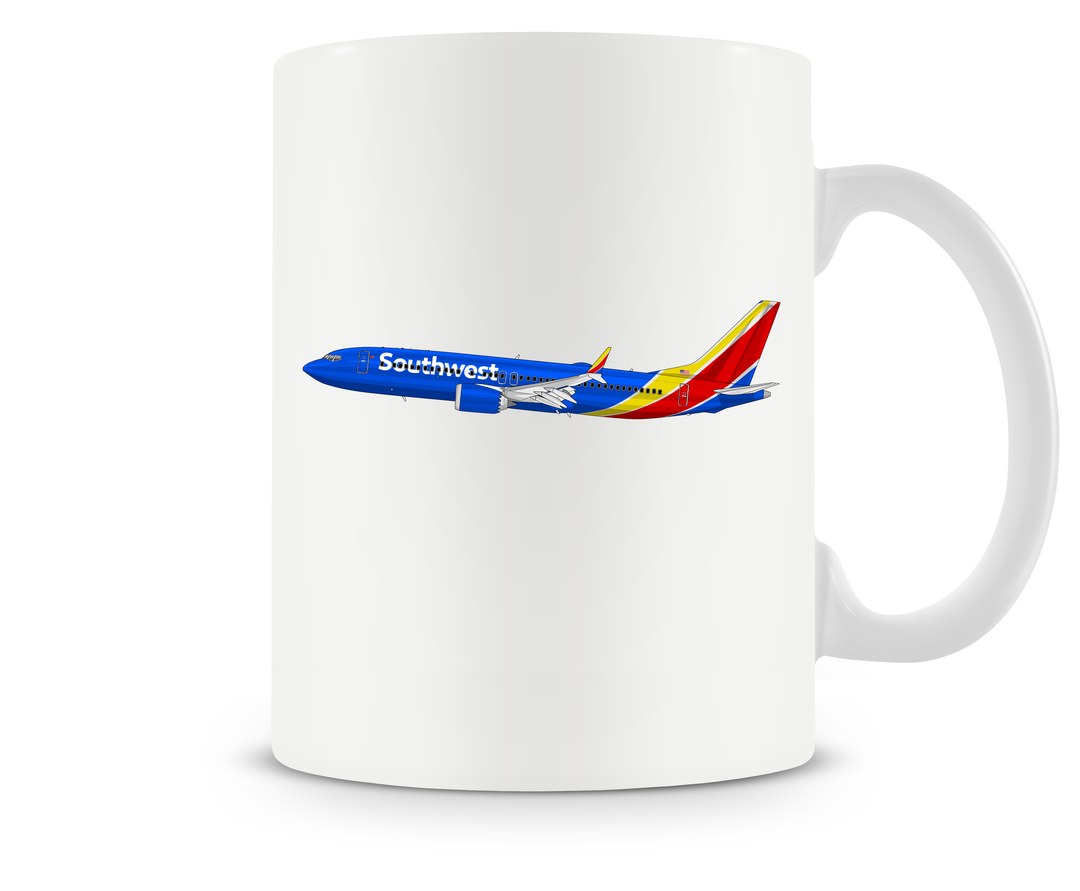Southwest Airlines Boeing 737 MAX Mug 15oz