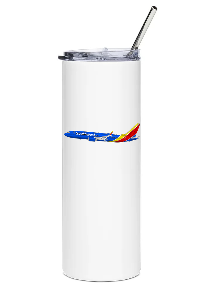Southwest Airlines Boeing 737 MAX water tumbler