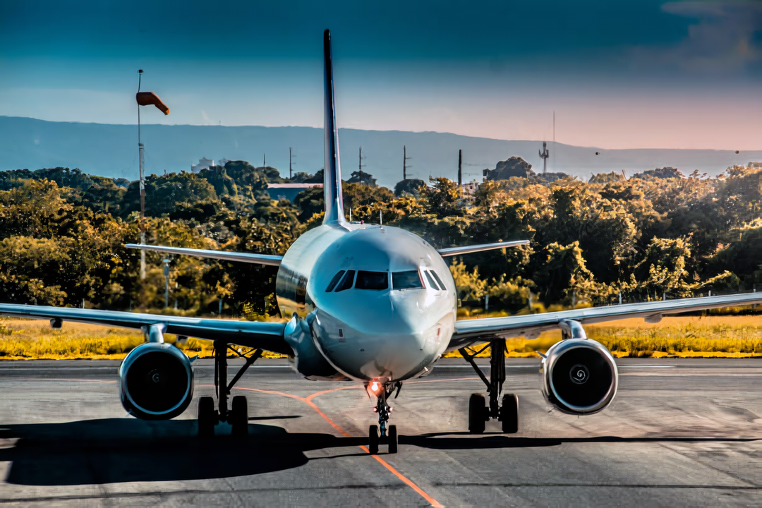 Airbus A320 holding for takeoff