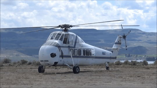 Sikorsky S-58 ground idle