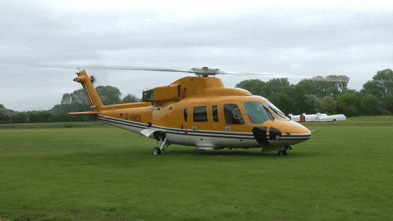 Sikorsky S-76B running