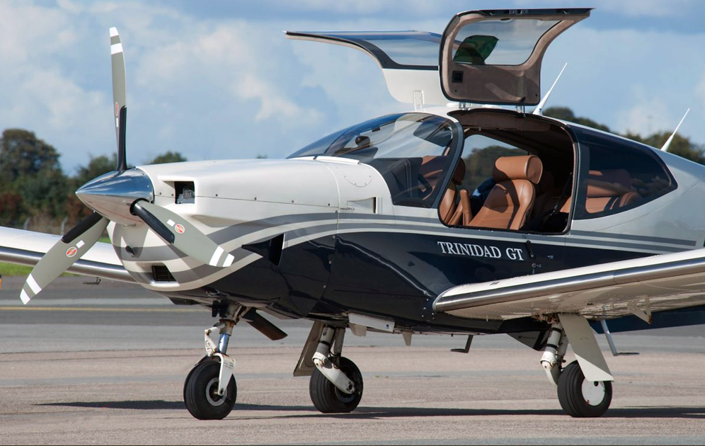 Socata Trinidad with doors open 
