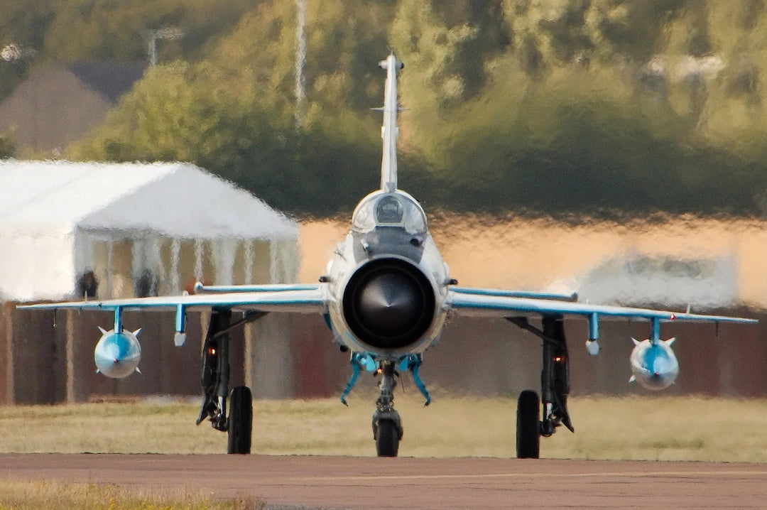 MIG-21 head-on view