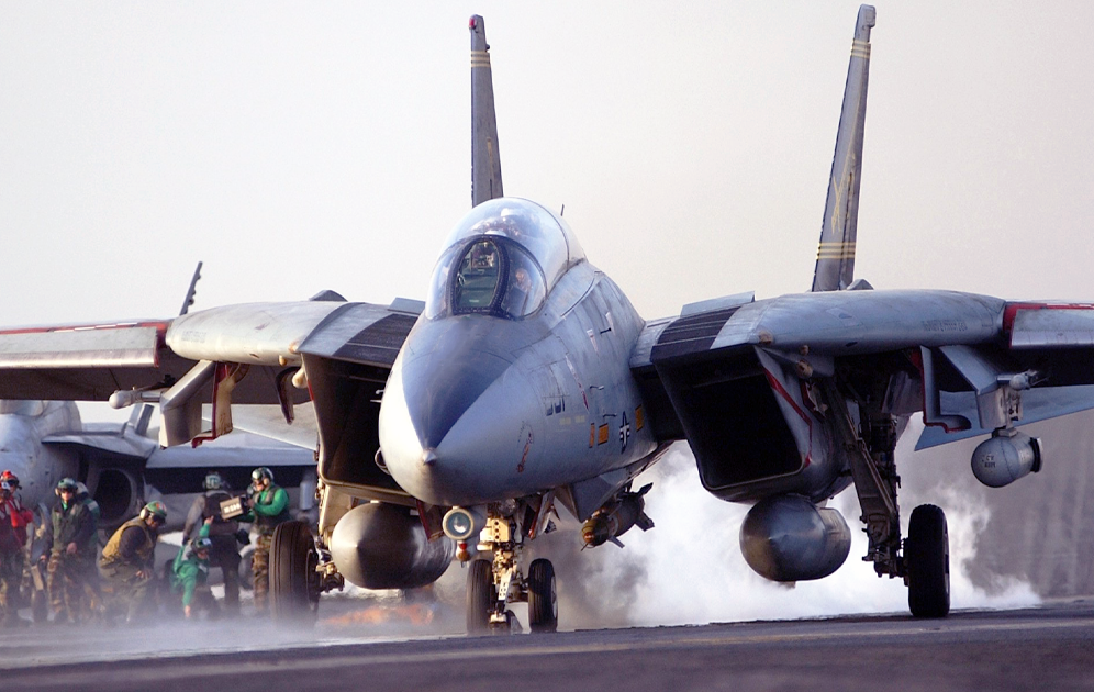 F-14 cat launch from Nimitz
