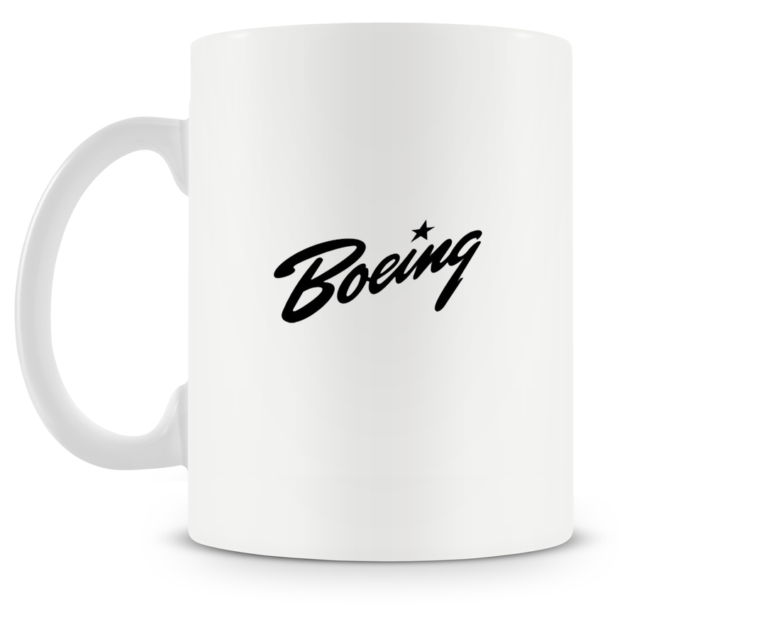 back of Boeing B-17 Flying Fortress mug