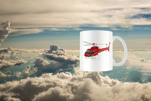 Airbus H125 AS-350 A-Star helicopter mug