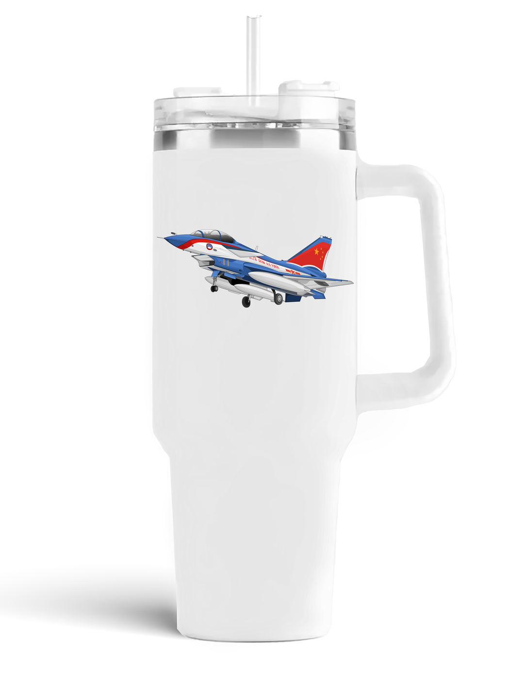 front of CHENGDU J-10 40oz. quencher