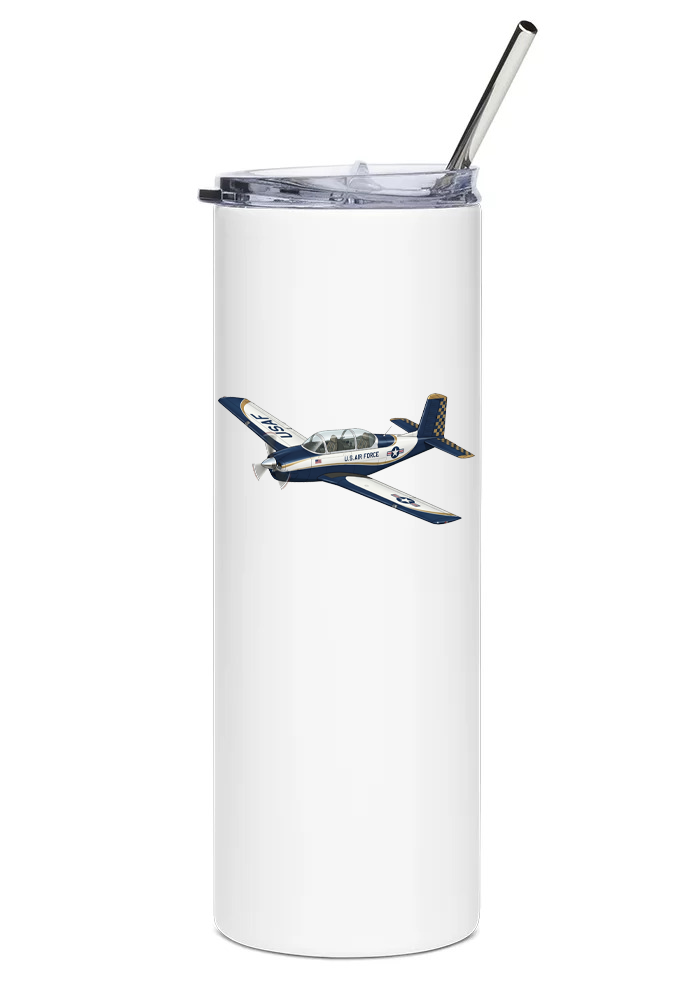 United States Air Force Beechcraft T-34 Mentor water tumbler