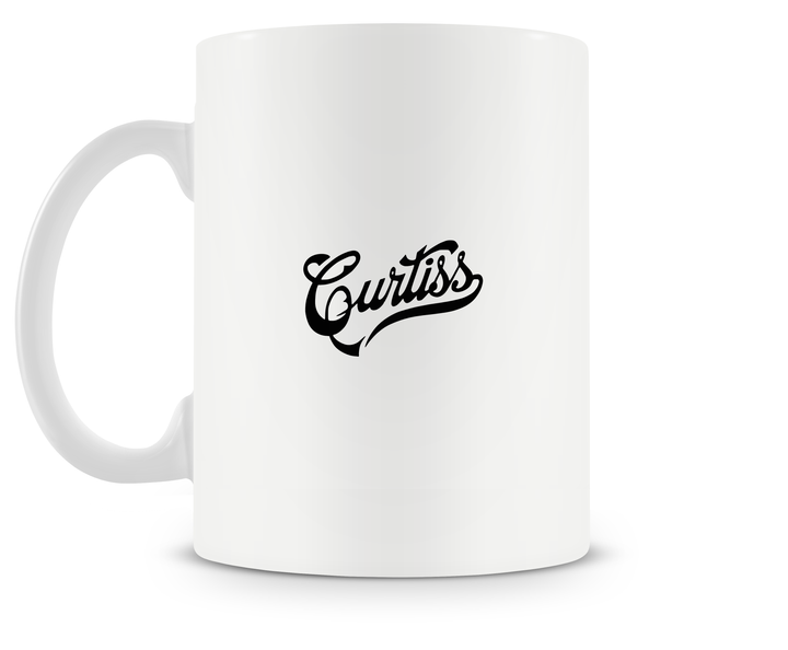 back of Curtiss P-36 Hawk mug