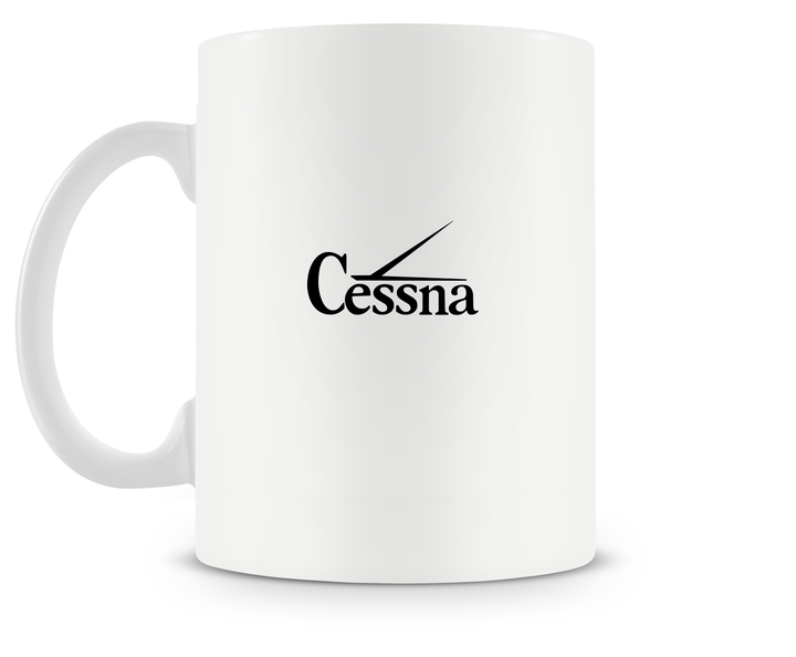 back of  Cessna 120 mug