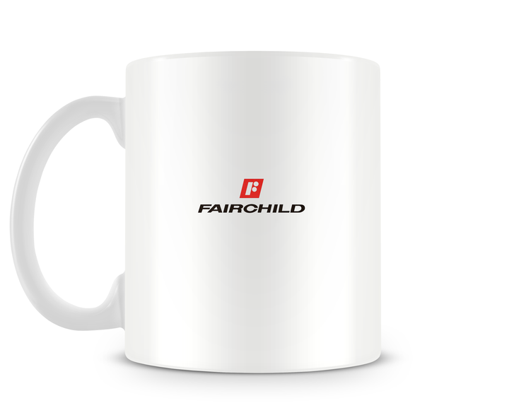 back of Fairchild A-10 Thunderbolt II Mug