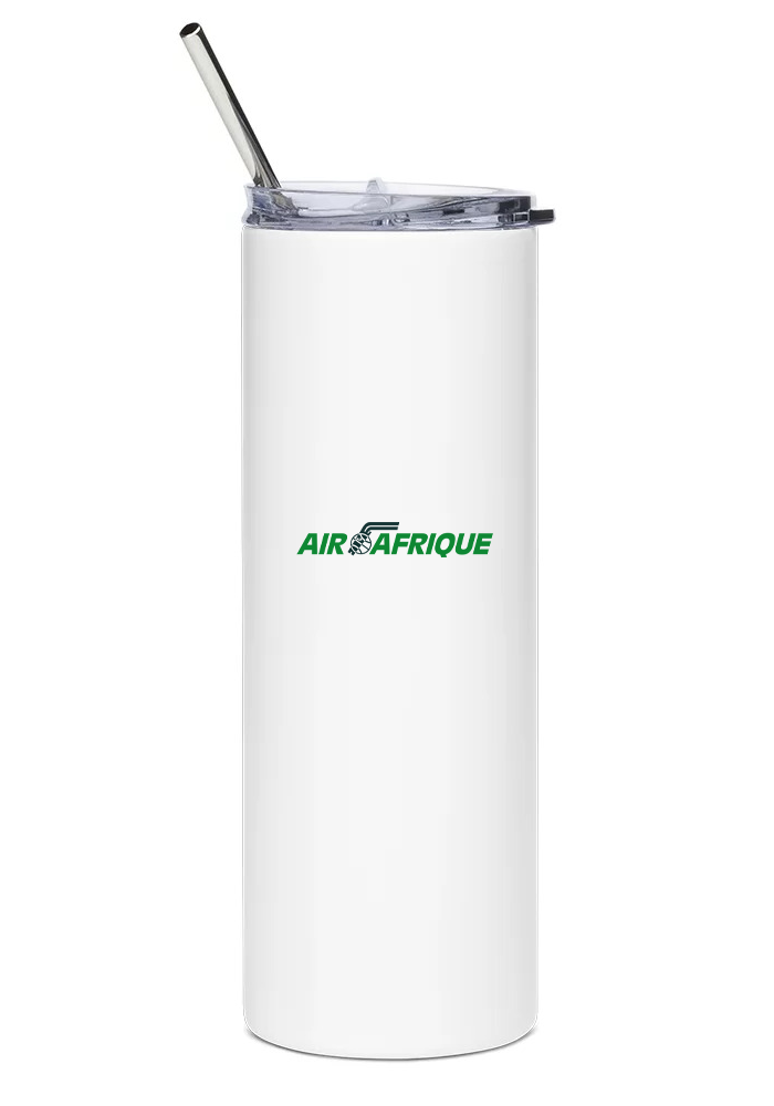 back of Air Afrique McDonnell Douglas DC-10 water tumbler