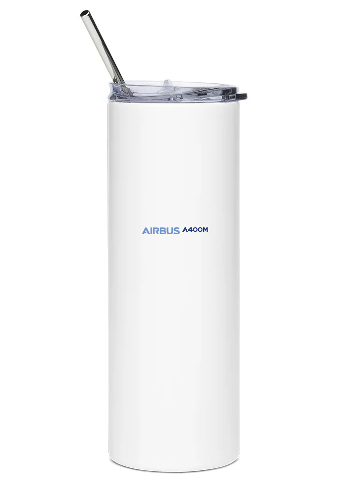 back of Airbus A400M Atlas water bottle