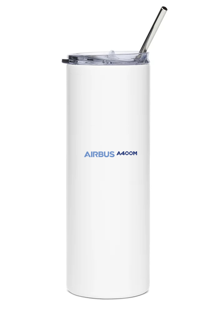 back of Airbus A400M Atlas water tumbler