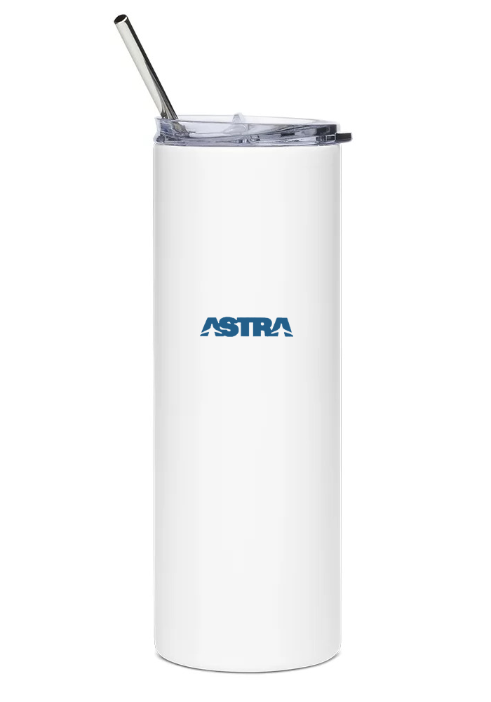 back of IAI Astra water bottle