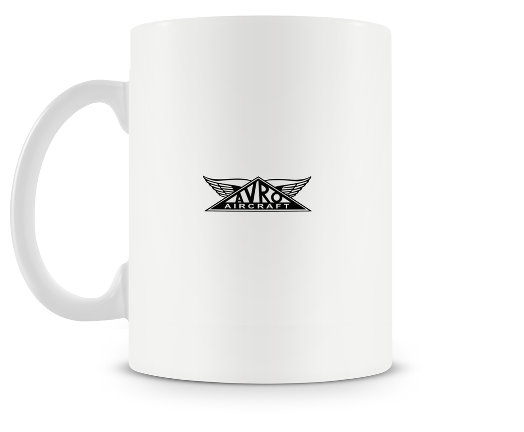 back of Avro Lancaster mug
