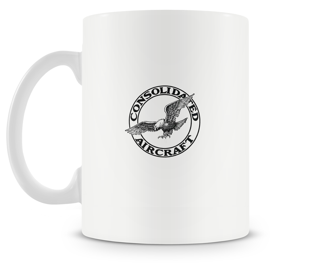 back of Consolidated B-24 Liberator  mug