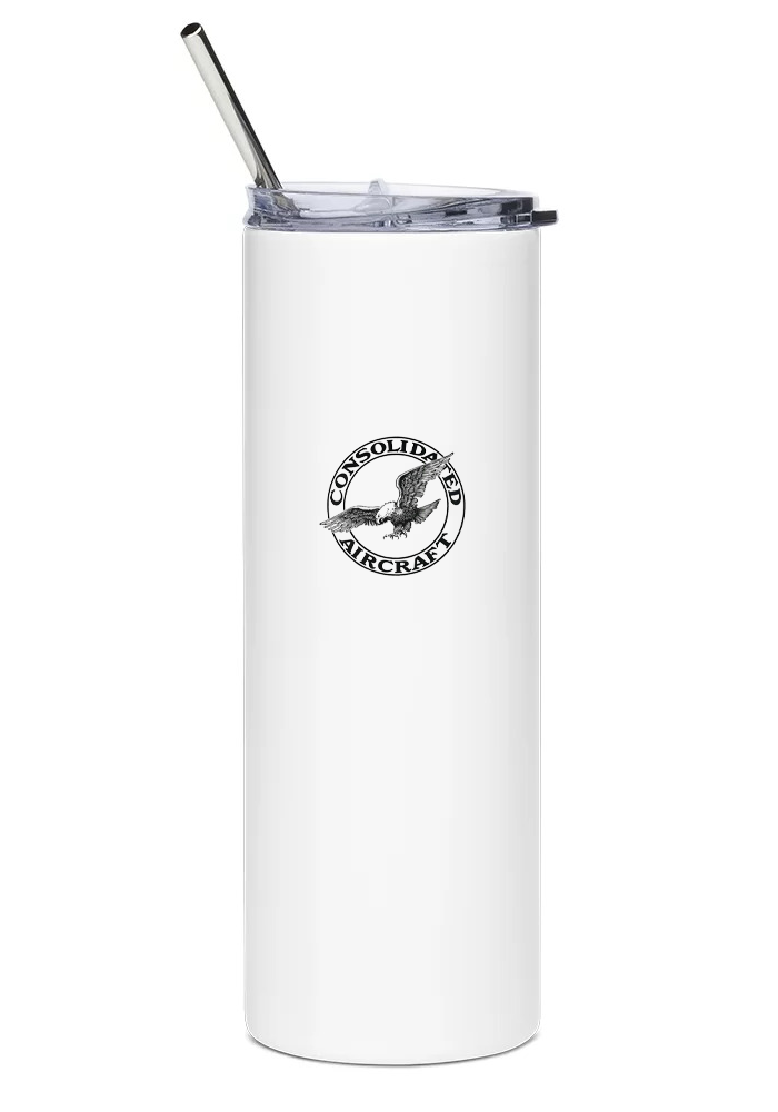back of Consolidated B-24 Liberator water tumbler
