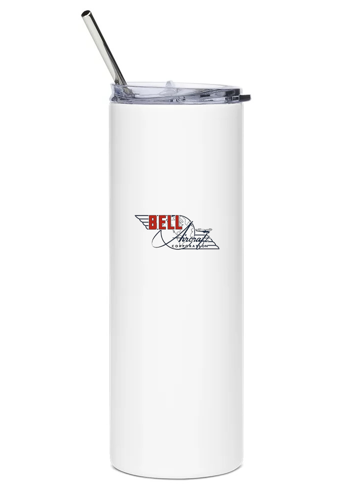 back of Bell P-39 Airacobra water tumbler
