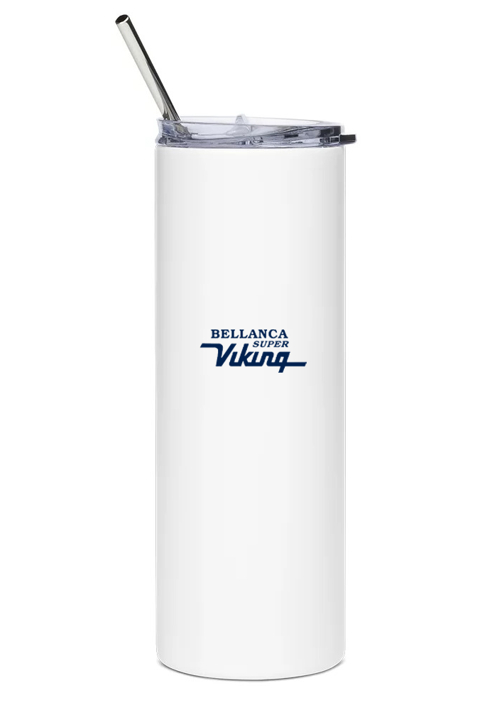 back of Bellanca Super Viking water tumbler