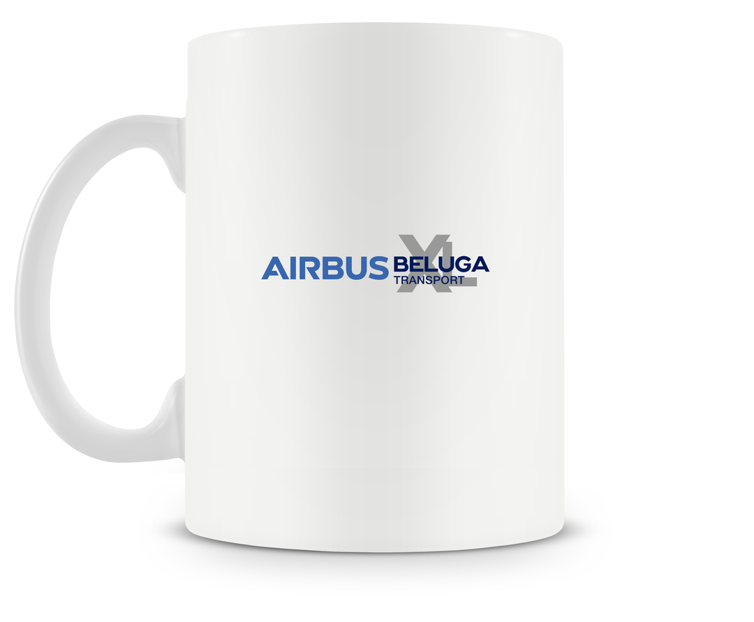 back of Airbus Beluga XL mug