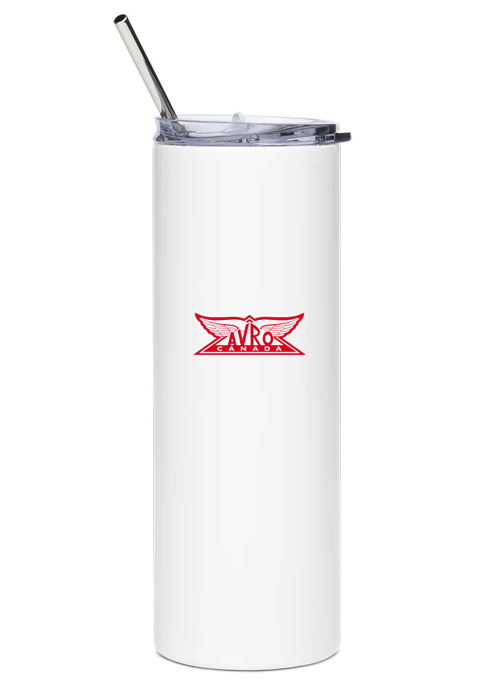 back of Avro Canada CF-100 Canuck water tumbler