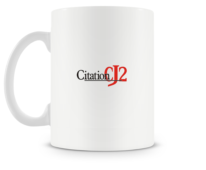 back of Cessna Citation CJ2 Mug 15oz