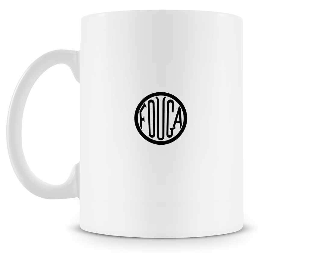 back of Fouga CM.170 Magister mug