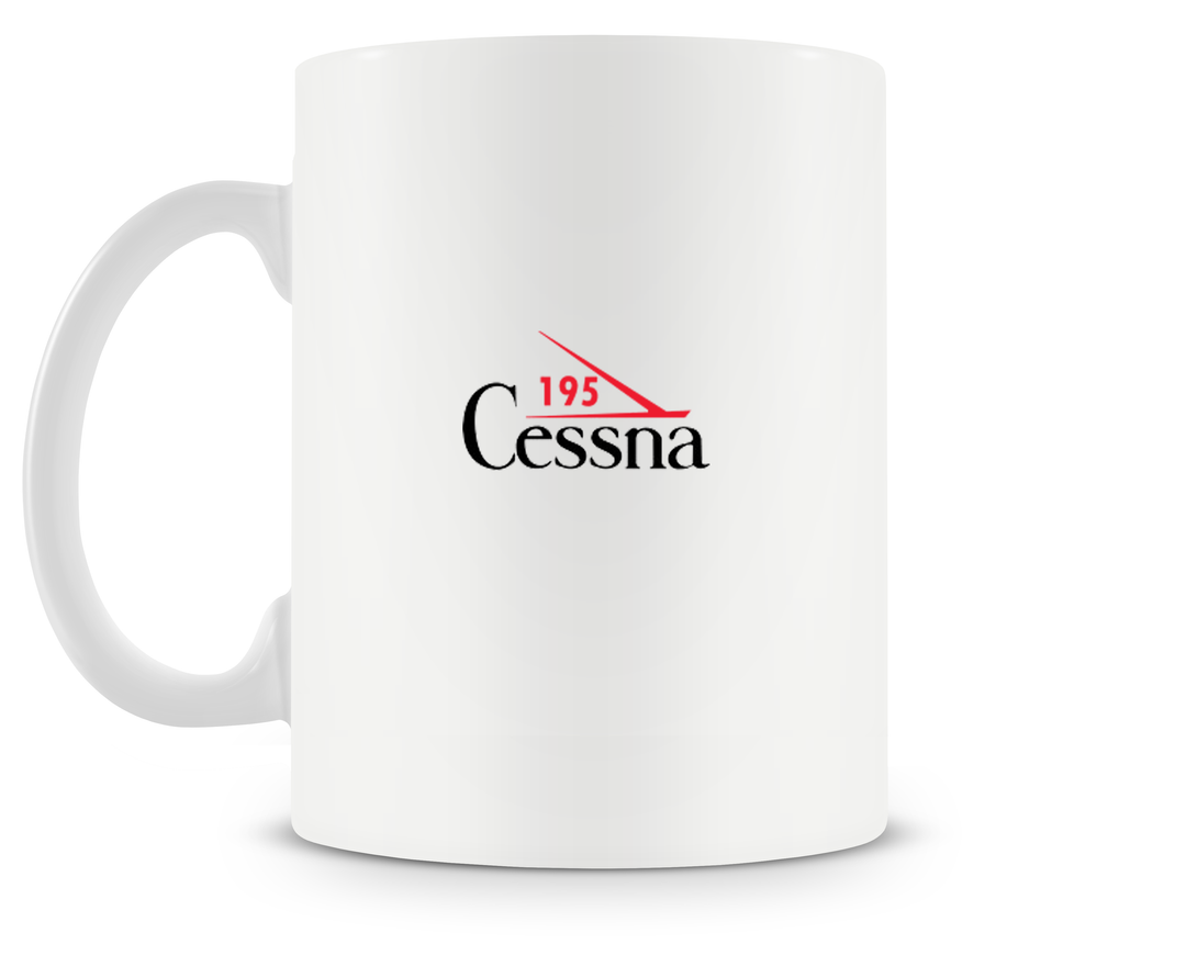 back of Cessna 195 Mug 15oz.