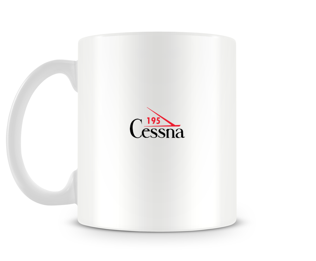 back of Cessna 195 Mug