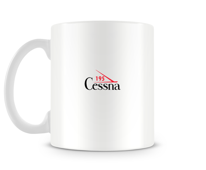 back of Cessna 195 Mug