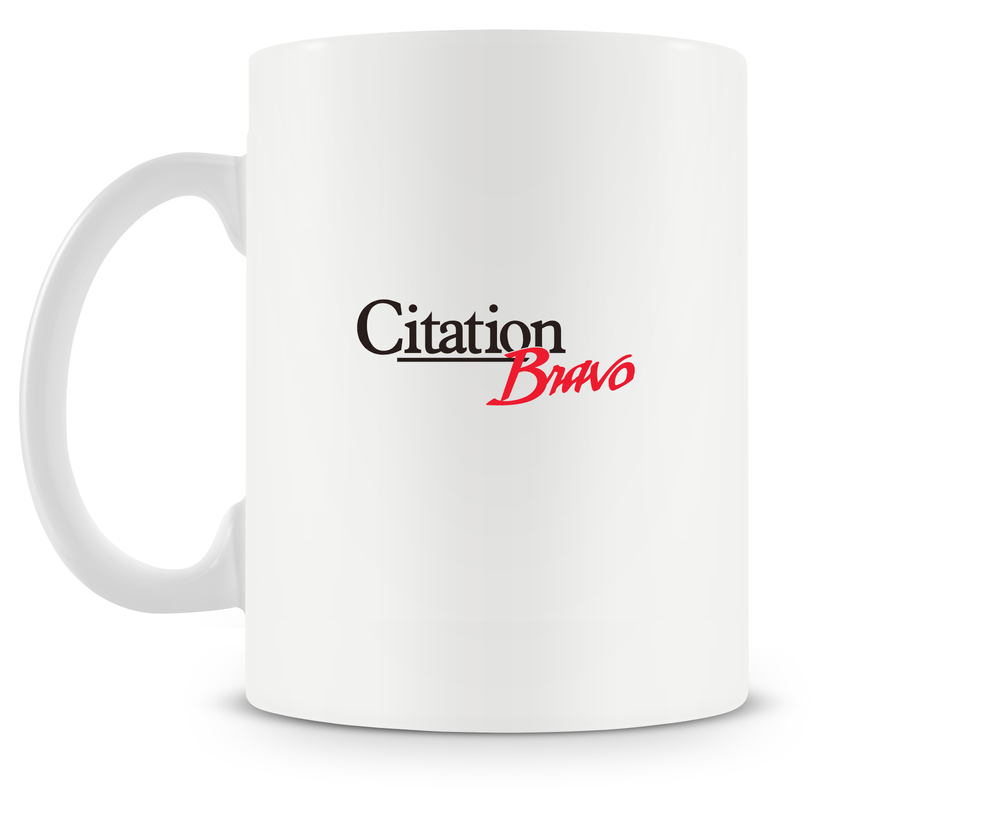 back of Cessna Citation Bravo mug