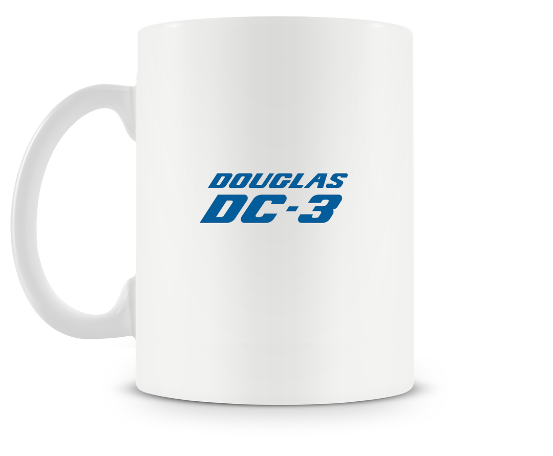 back of Douglas DC-3 mug