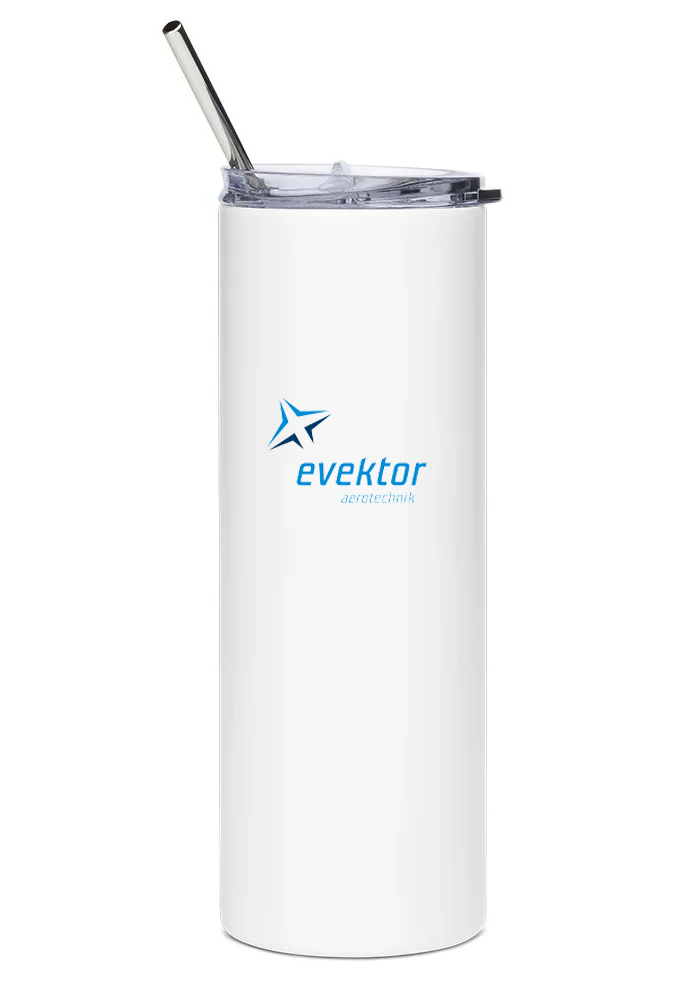 back of Evektor EV-97 EuroStar water tumbler