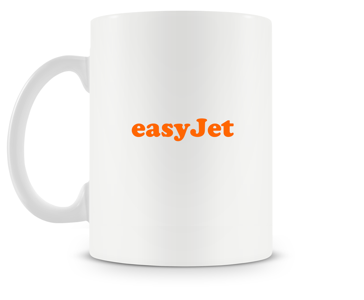 back of EasyJet Airbus A320 mug