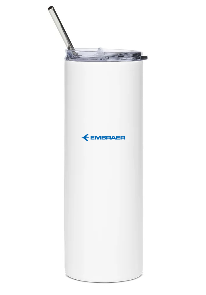 back of Embraer EMB 202 Ipanema water tumbler
