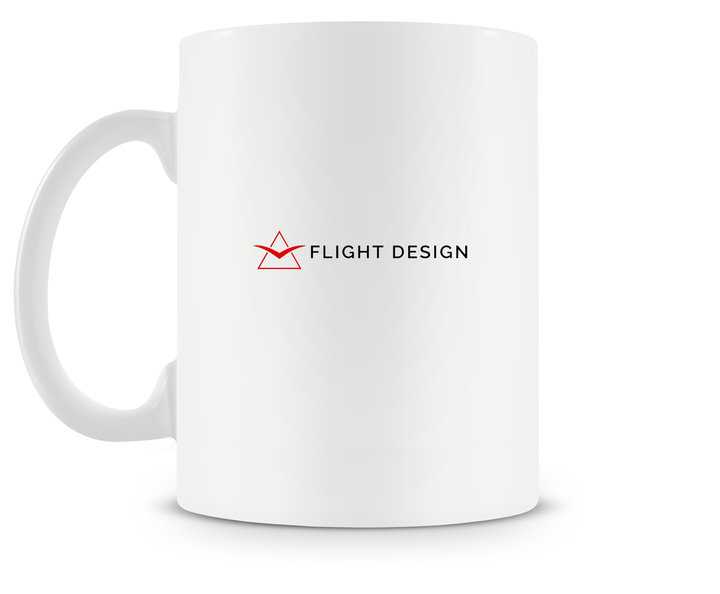 back of Flight Design CT mug