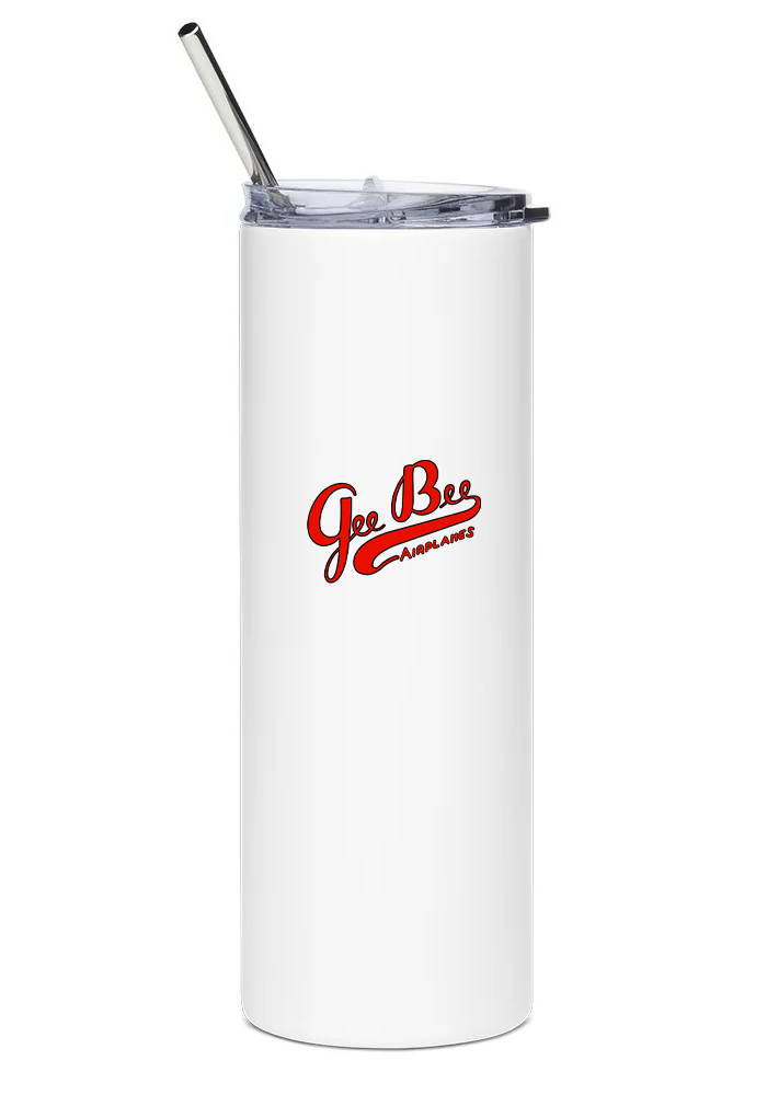 back of Granville Gee Bee Model R Super Sportster water tumbler