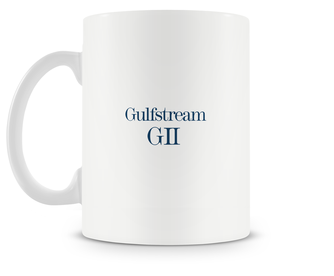 back of Gulfstream G-IIB mug