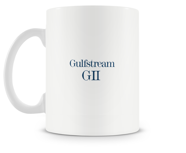 back of Gulfstream G-IIB mug