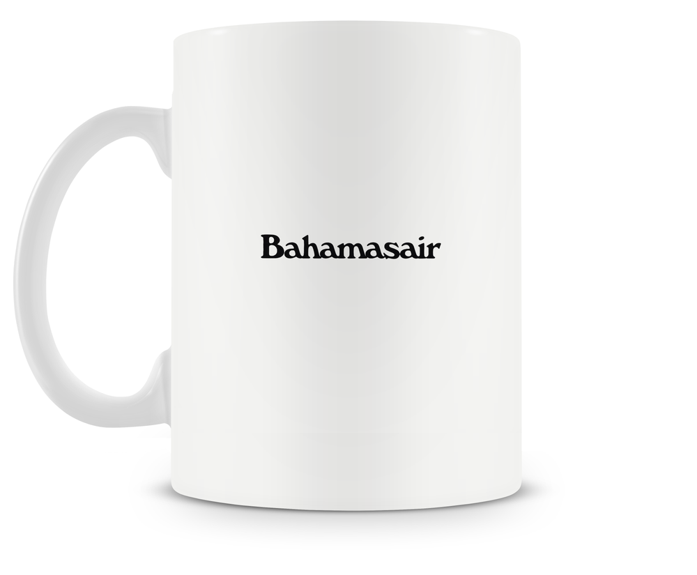back of Bahamasair mug