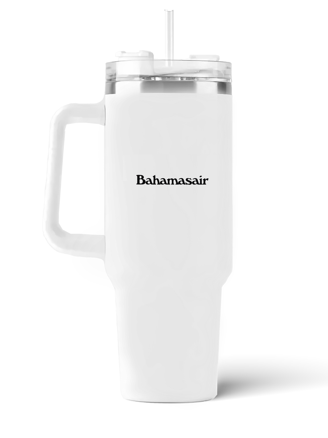 back of Bahamasair Quencher