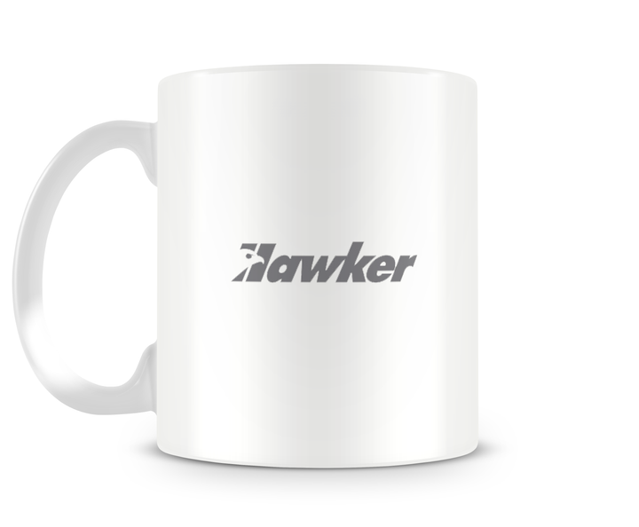 back of hawker 900XP mug