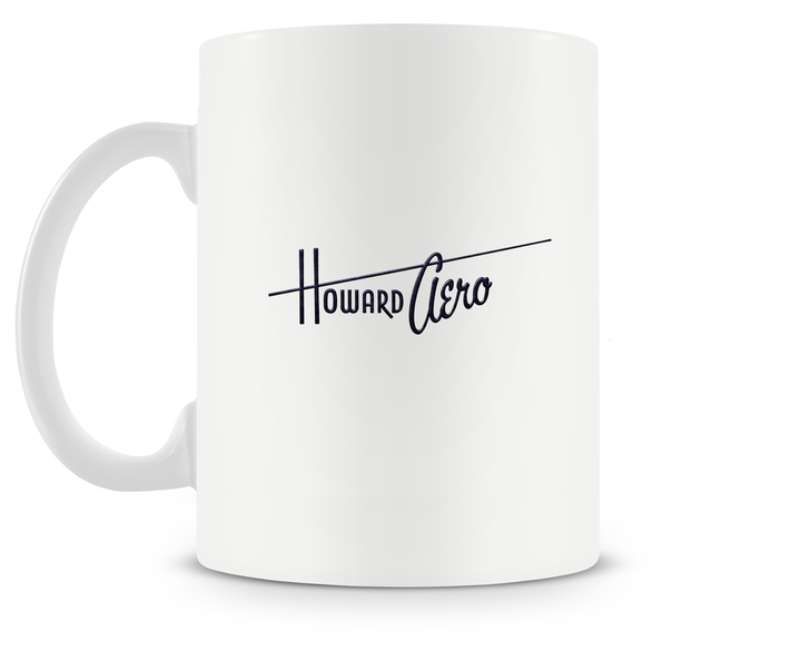 back of Howard 500 mug