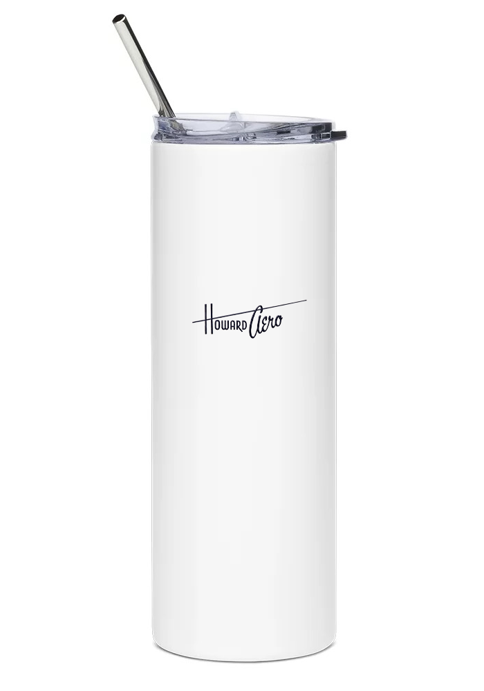 back of Howard 500 tumbler