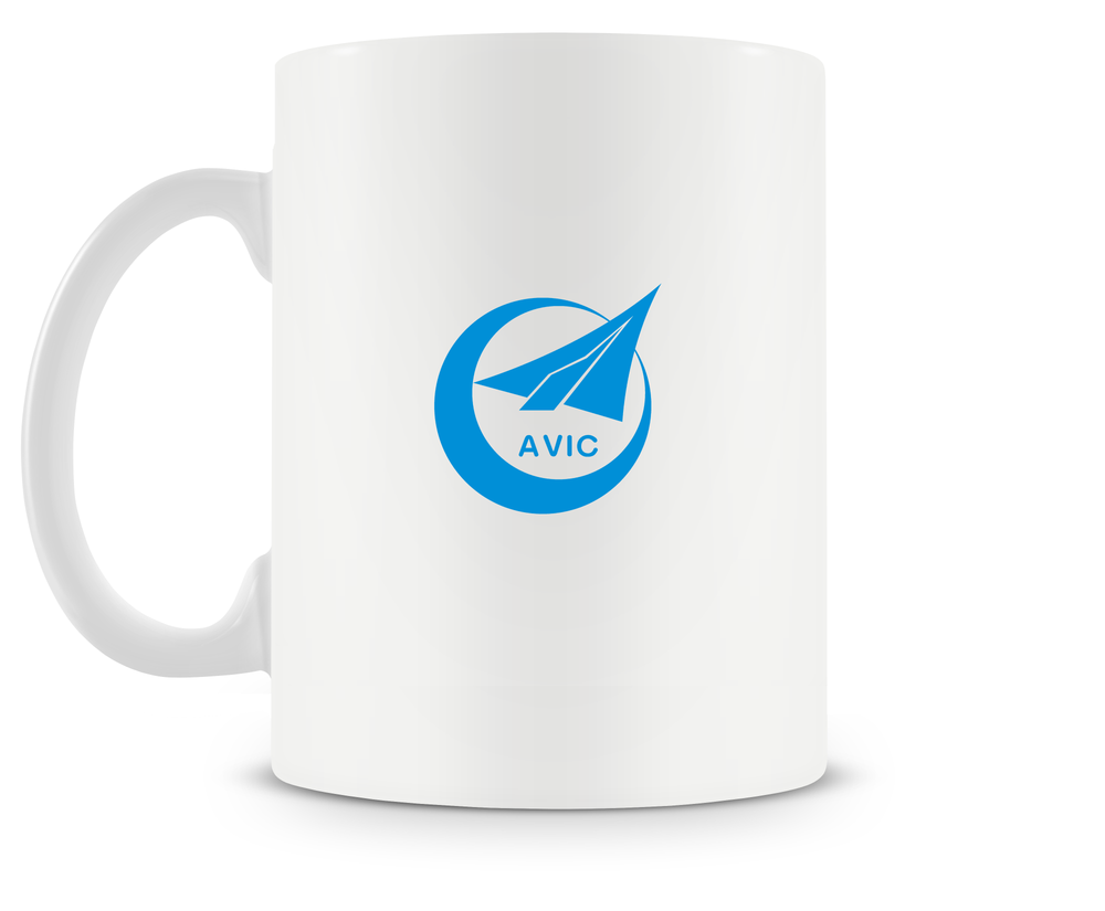 back of CHENGDU J-10 mug 15oz.