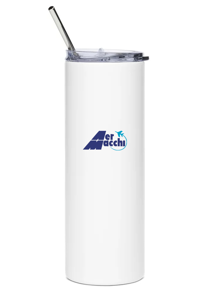 back of Aermacchi M-346 Master water tumbler