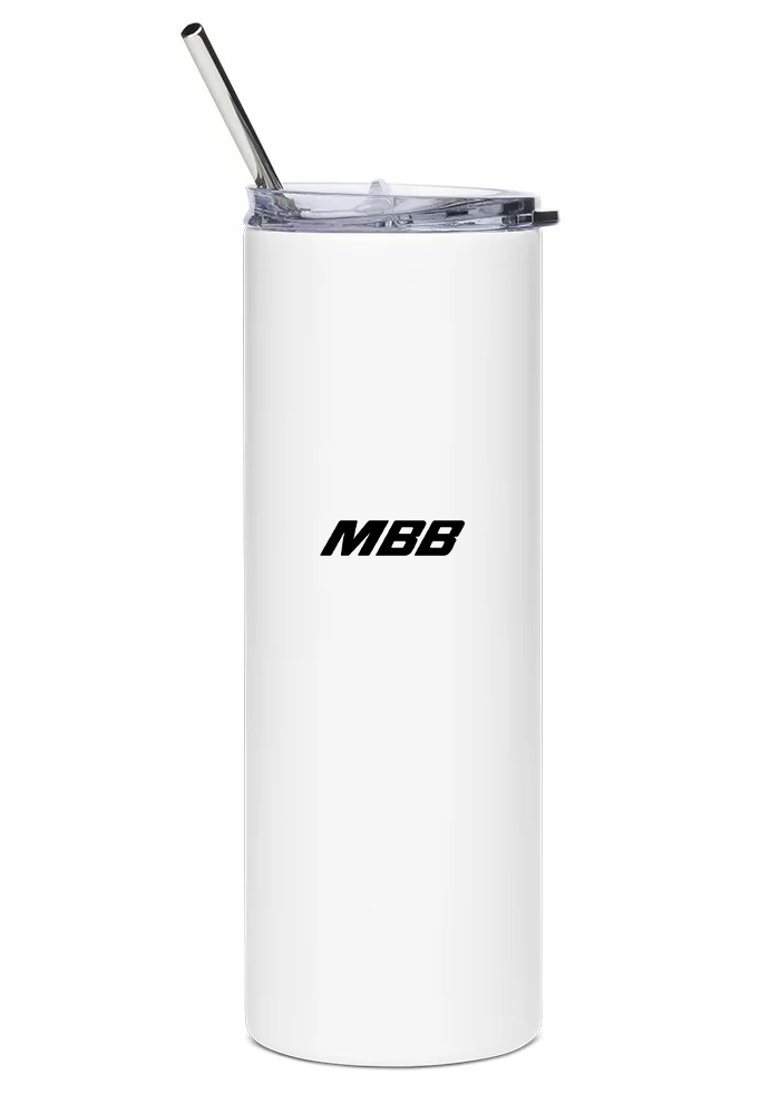 back of MBB Bo-105CB water tumbler