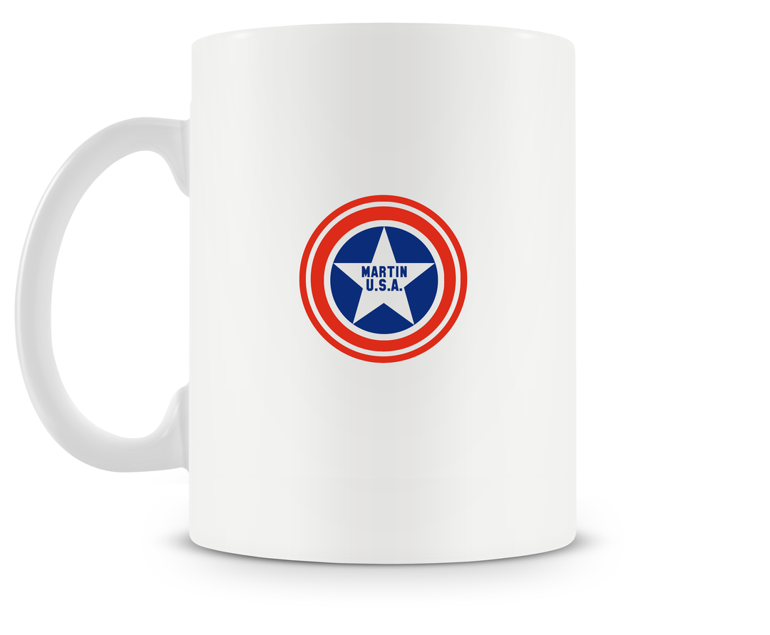 back of Martin P5M Marlin mug 15oz